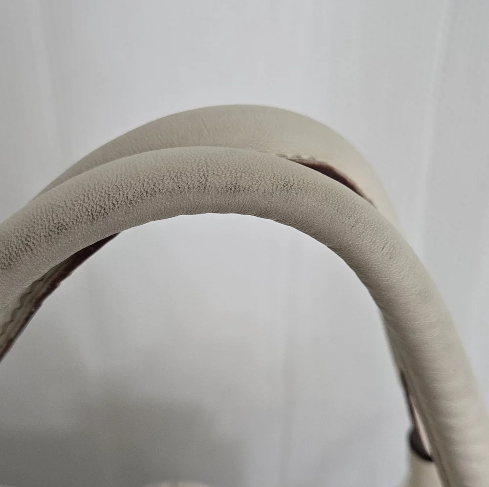 EUC RARE Kate Spade Greta Court Glitter Ina Satchel In Cream
